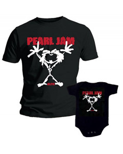 Duo-rocksæt | Pearl Jam Far T-shirt & Pearl Jam-babybody 